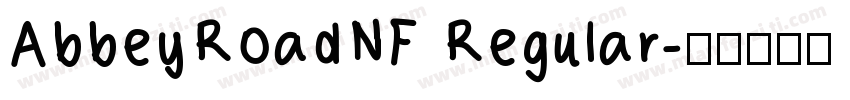 AbbeyRoadNF Regular字体转换